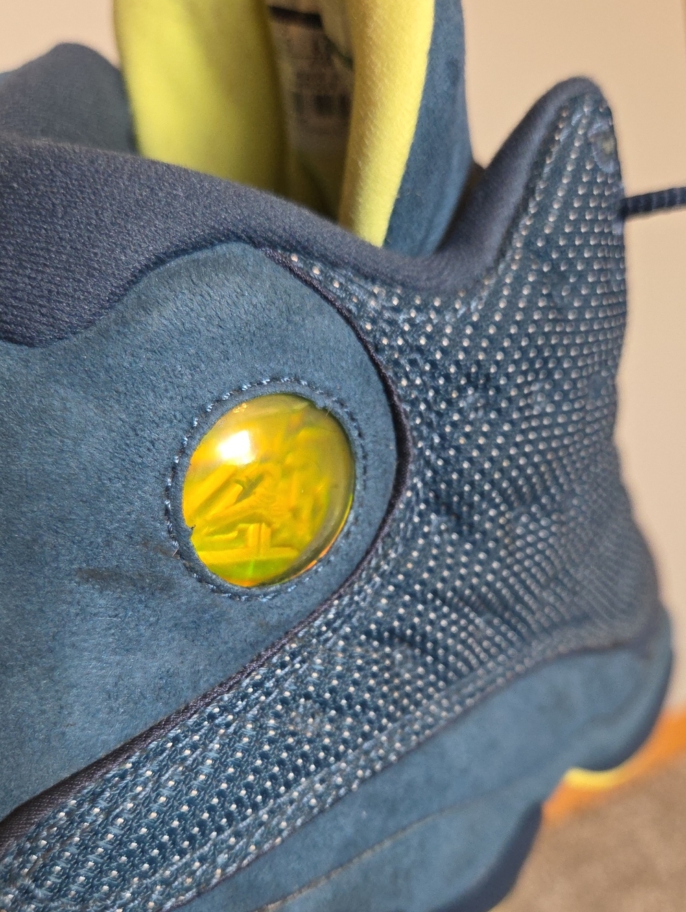 AIR JORDAN Retro 13 "Squadron Blue" Size 9.5 - Picture 7 of 16
